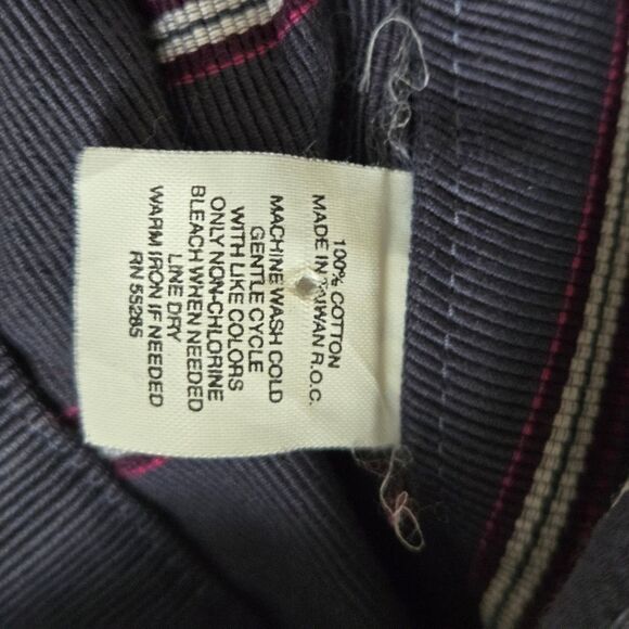 Express Design Studio Blue Striped Mini Skirt - Picture 4 of 4